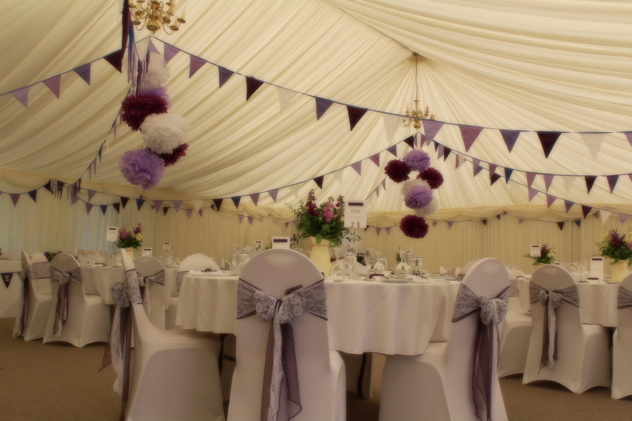 Ivory Lined Marquee